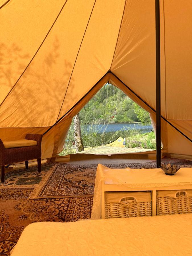 Glamping On Idyllic Lake, Paddle Boards & Rowboat Porsgrunn Buitenkant foto