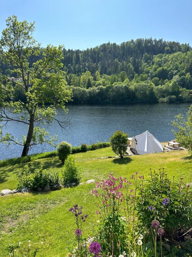 Glamping On Idyllic Lake, Paddle Boards & Rowboat Porsgrunn Buitenkant foto