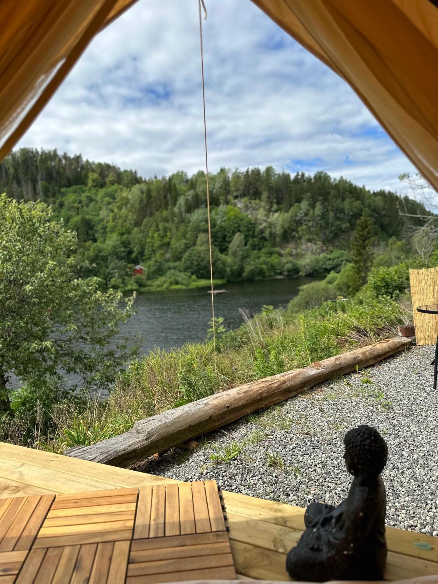 Glamping On Idyllic Lake, Paddle Boards & Rowboat Porsgrunn Buitenkant foto